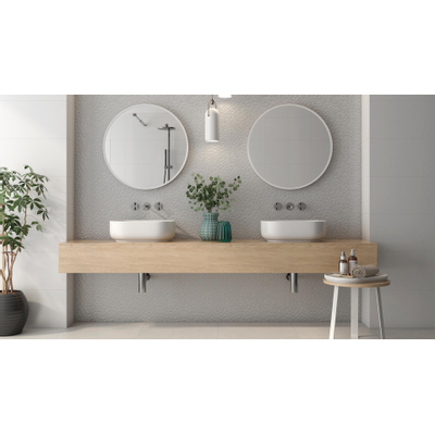 Colorker Iris Wandtegel - 30x60cm - 9.1mm - gerectificeerd - mat white (wit)