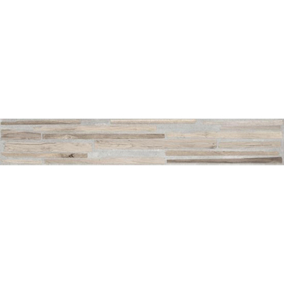 Colorker Ragnar fushion Vloertegel - 20x120cm - 8mm - gerectificeerd - R10 - houtlook decor - mat pearl (grijs)