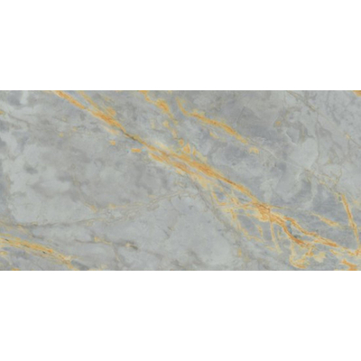 Abk imoker Signoria Vloer- en wandtegel - 60x120cm - gerectificeerd - marmerlook - glans grigio Siena (grijs)