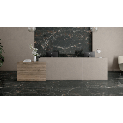 Douglas jones Marbles Vloertegel 600X600 LX Laurant.Brown 9,5mm Glans Rt