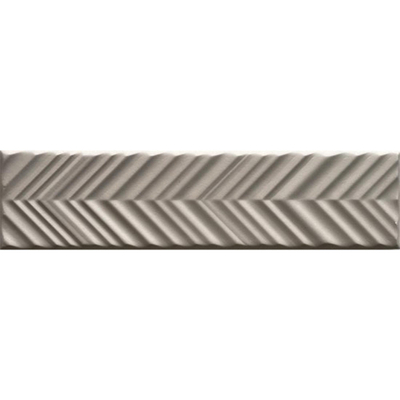 Jos. Dust wandtegel Decor - 5x20cm - Dove Mat Chevron