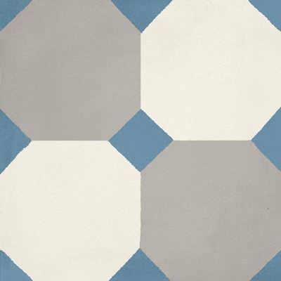 JOS. Hidro Decortegel 20x20cm 8.3mm porcellanato 8 Sided Blue