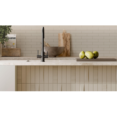 Jos. Dust wandtegel Decor - 5x20cm - Dove Mat Duna