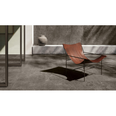 Serenissima Concreta vloer en wandtegel - 60x120cm - 9.5mm - rechthoek - R10 - gerectificeerd - Antracite mat