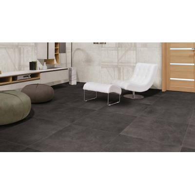 Cercom Square Vloertegel 600X600 Black 9,5Mm Mat Ret.R10