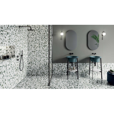 Douglas jones Moods Vloer- en wandtegel - 80X80 - 9mm - gerectificeerd - Uni - Salvia Mat