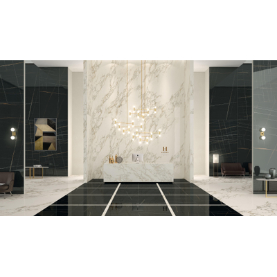 Italgraniti Marble Experience Vloer- en wandtegel 80x80cm 9.5mm gerectificeerd porcellanato Sahara Noir