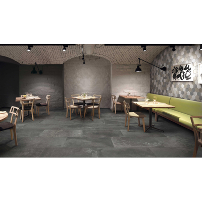 JOS. Reused Tegelstroken voor wand 30x60cm 10mm R10 porcellanato Anthracite