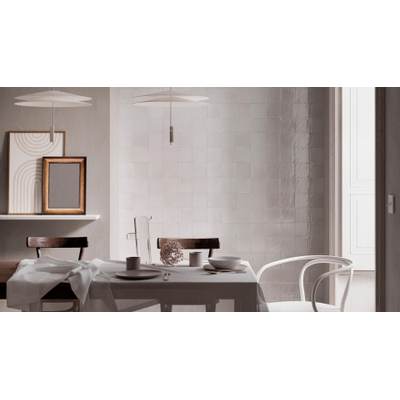 Ragno Gleeze wandtegel - 10x10cm - 10mm - Bianco Glans