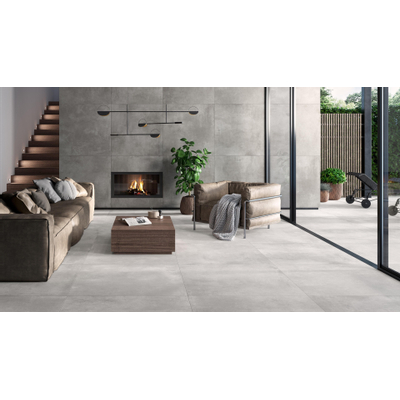 Rondine Volcano Vloertegel 1000X1000 White 8,5mm Mat Ret.R10