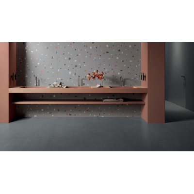 Douglas jones Moods Vloer- en wandtegel - 60X120 - 9mm - gerectificeerd - Uni - Nero Mat