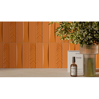 Jos. Dust Wandtegel - 5x20cm - Terrae Glans