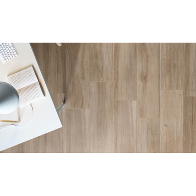 Sintesi Mywood Vloertegel 300X1200 Tortora 10mm Mat Ret.