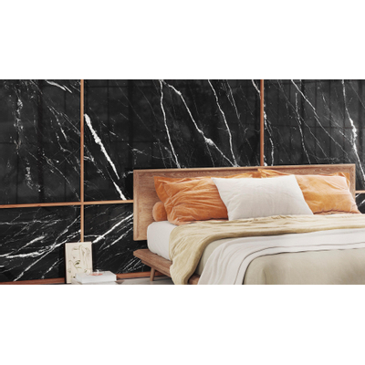 Ragno Incanto Wandtegel 60x120cm 6mm gerectificeerd porcellanato Sky Black