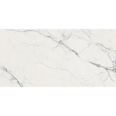 Abk imoker Signoria Vloer- en wandtegel - 60x120cm - gerectificeerd - marmerlook - glans Statuario Light (wit)