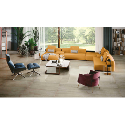 Serenissima Travertini Due Vloer- en wandtegel 60x60cm 9.5mm gerectificeerd R10 porcellanato mat Bianco (wit)