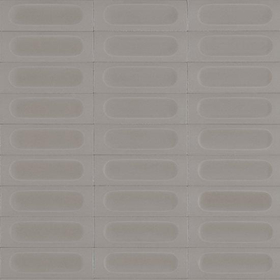 Vtwonen Chop Wandtegel - 5x15cm - 3D - mat grigio