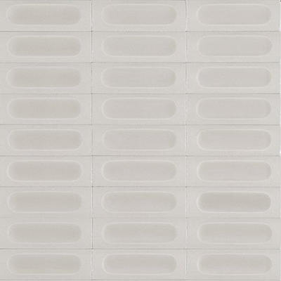 Vtwonen tegels Chop 100278 WAtegel Decor 050X150 Bianco 10Mm Mat 3D Decor