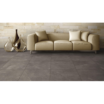 JOS. Disi Tegelstroken voor wand- en vloer 10mm gerectificeerd R10 porcellanato Anthracite