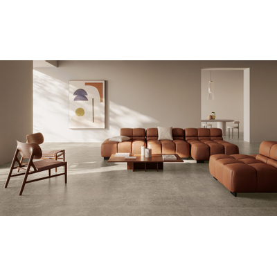 Serenissima Concreta vloer en wandtegel - 60x60cm - 9.5mm - vierkant - R10 - gerectificeerd - Ecru mat