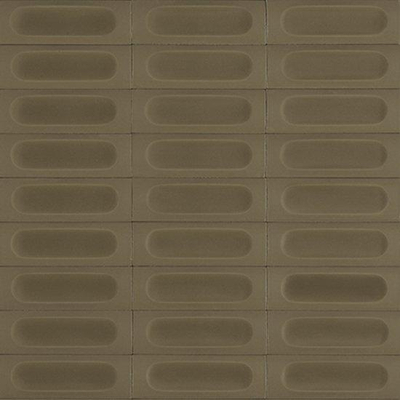 Vtwonen tegels Chop 100287 WAtegel Decor 050X150 Kaki 10Mm Mat 3D Decor