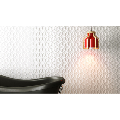 Colorker Andes & Austral Decortegel 40x119cm 6.5mm gerectificeerd witte scherf Blanco