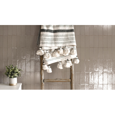 Ragno Glace Wandtegel - 7.5x20cm - glans mastice