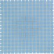 The Mosaic Factory Amsterdam mozaïektegel - 32.2x32.2cm - wand en vloertegel - Vierkant - Glas Light Blue Mat SW62090