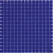 The Mosaic Factory Amsterdam mozaïektegel - 32.2x32.2cm - wand en vloertegel - Vierkant - Glas Cobalt Blue Mat SW62094