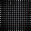 The Mosaic Factory Amsterdam mozaïektegel - 32.2x32.2cm - wand en vloertegel - Vierkant - Glas Black Black Mat SW62096