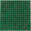 The Mosaic Factory Amsterdam mozaïektegel 2x2x0.4cm voor wand en vloer voor binnen en buiten vierkant Glas Midden Groen SW62148