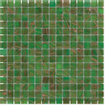 The Mosaic Factory Amsterdam mozaïektegel - 32.2x32.2cm - wand en vloertegel - Vierkant - Glas Green glans SW62149