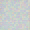 The Mosaic Factory Amsterdam mozaïektegel - 32.2x32.2cm - wand en vloertegel - Vierkant - Glas Off White glans SW62151