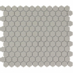 The Mosaic Factory London mozaïektegel - 26x30cm - wand en vloertegel - Zeshoek/Hexagon - Porselein Grey Mat - restpartij 3,9m2 - OUTLET UDEN STORE34674