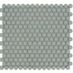 The Mosaic Factory Venice mozaïektegel - 31.5x29.4cm - wandtegel - Rond - Porselein Light Green Glans SW62316
