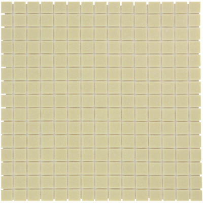 The Mosaic Factory Amsterdam mozaïektegel 32.2x32.2cm voor wand en vloer voor binnen en buiten vierkant Glas Crème