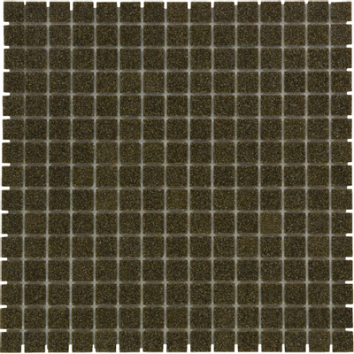 The Mosaic Factory Amsterdam mozaïektegel - 32.2x32.2cm - wand en vloertegel - Vierkant - Glas Brown Mat
