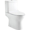 Nemo Go Gustav PACK staand toilet H uitgang 18 cm reservoir met Geberit spoelmechanisme porselein wit met dunne softclose en takeoff zitting SW288583