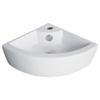 GO by Van Marcke Hera handenwasser hoekmodel 44x31,5x12,6 cm porselein wit 1 kraangat SW291061
