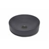 GO by Van Marcke waskom - 40x40x9cm - opbouw - rond - porselein mat antraciet SW1009755
