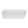 Go by Van Marcke D-Shape Design - halfvrijstaand bad - 180x80x60cm - hoek links - acryl - mat wit SW1009236