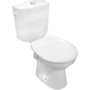 GO by Van Marcke Herat PACK staand toilet achter uitgang 18 cm met WCzitting reservoir met Geberit spoelmechanisme wit porselein SW288250