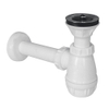 Nemo Go sifon voor bidet met plug wit 5/4 x D32 met afvoerbuis SW292692