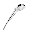Hansgrohe Croma Select E handdouche Vario 1/2 xØ11cm met rain turbo rain en intense rain regenstraal wit/chroom 0605329