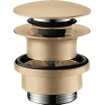Hansgrohe afvoerplug 1 1/4" klikwaste voor wastafel- en bidetmengkranen bronze SW528897