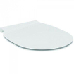 Ideal Standard Connect Air closetzitting met deksel met softclose dun wit/RVS SW75931