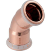 Geberit Mapress persfitting koper water bocht 45 FF 22 SW282412