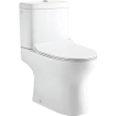 GO by Van Marcke Gustav PACK staand toilet S uitgang 22.5 cm reservoir met Geberit mechanisme 36 L porselein wit met dunne softclose en takeoff zitting SW288422
