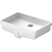 Duravit Vero onderbouwwastafel voor houten console 48.5x31.5cm met overloop zonder kraanvlak wit 0291361