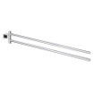 GROHE Essentials Cube Handdoekhouder - 43.9cm - dubbel - draaibaar - chroom 0438173